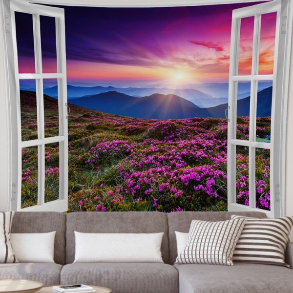 Sea Flowers - 200*145cm - Printed Tapestry UK