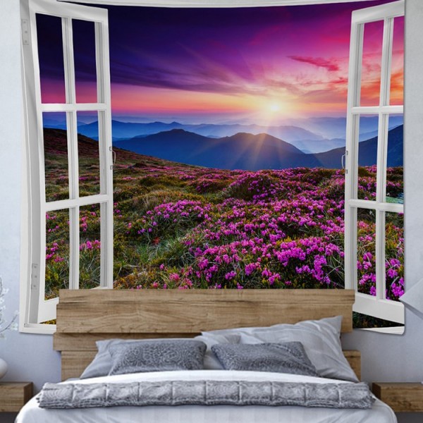 Sea Flowers - 200*145cm - Printed Tapestry UK