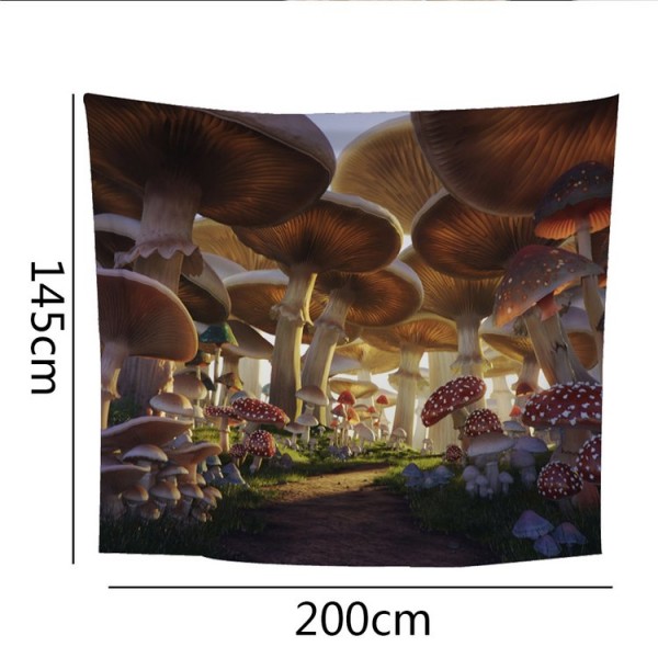 Mushroom - 200*145cm - Printed Tapestry UK