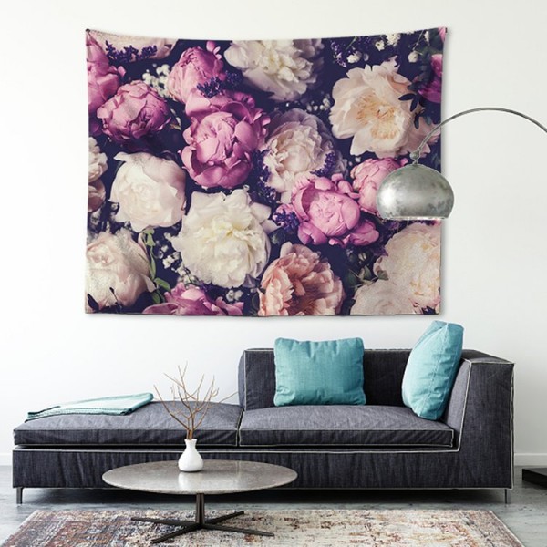Fresh Flowers - 200*145cm - Printed Tapestry UK