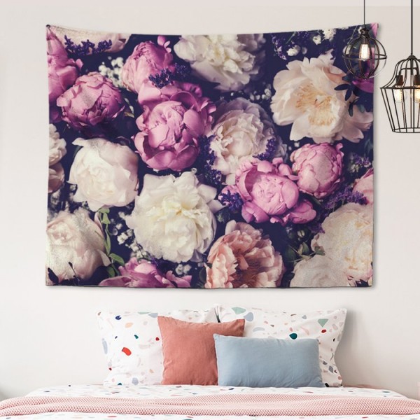 Fresh Flowers - 200*145cm - Printed Tapestry UK