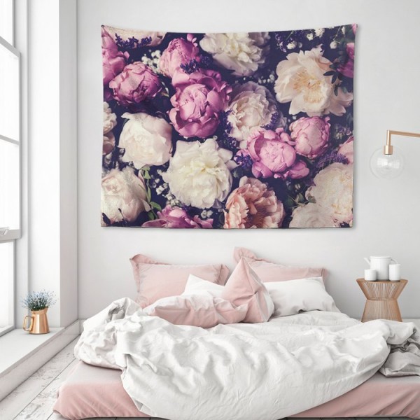 Fresh Flowers - 200*145cm - Printed Tapestry UK