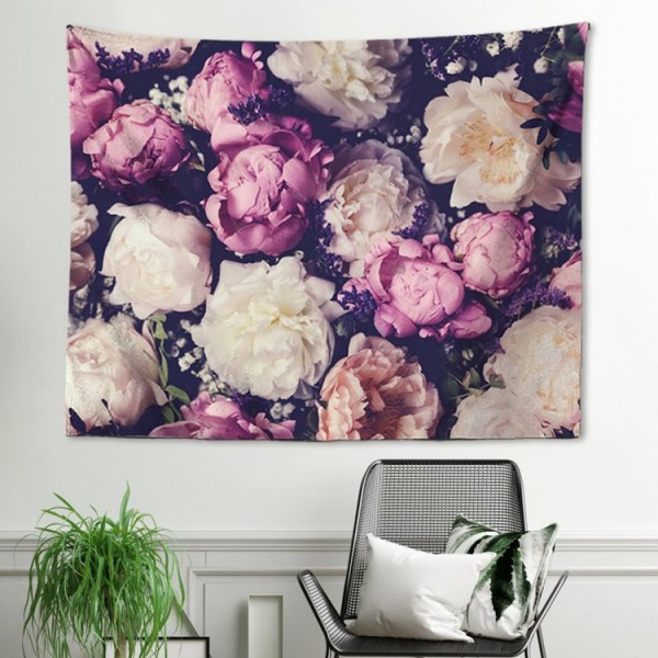 Fresh Flowers - 200*145cm - Printed Tapestry UK