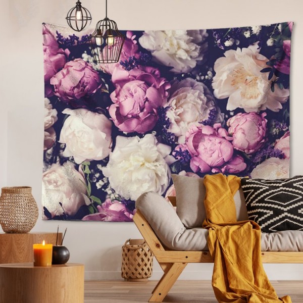 Fresh Flowers - 200*145cm - Printed Tapestry UK