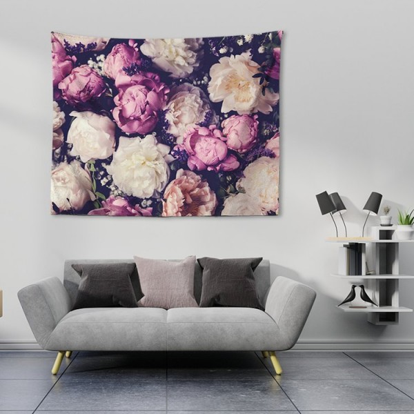 Fresh Flowers - 200*145cm - Printed Tapestry UK