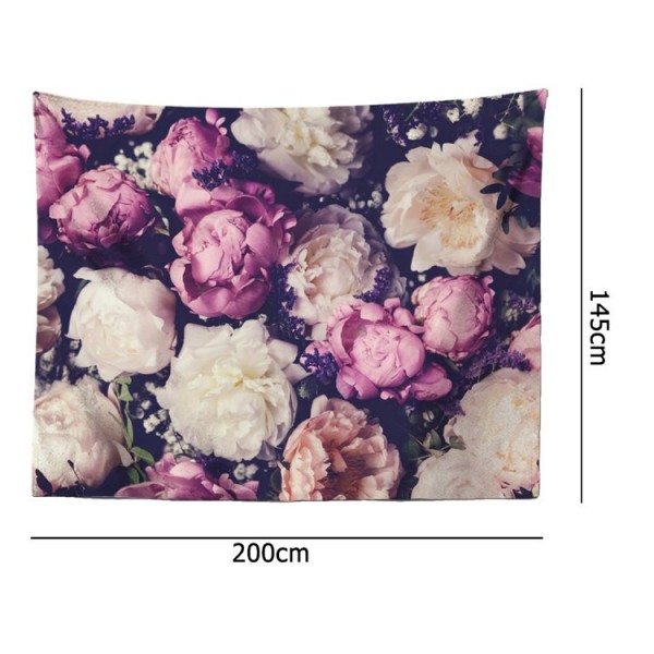 Fresh Flowers - 200*145cm - Printed Tapestry UK