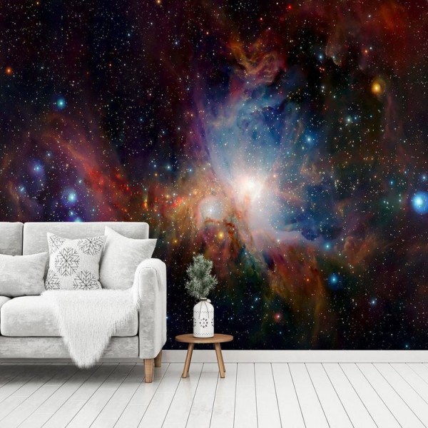 Dark Starry Sky - 200*145cm - Printed Tapestry UK