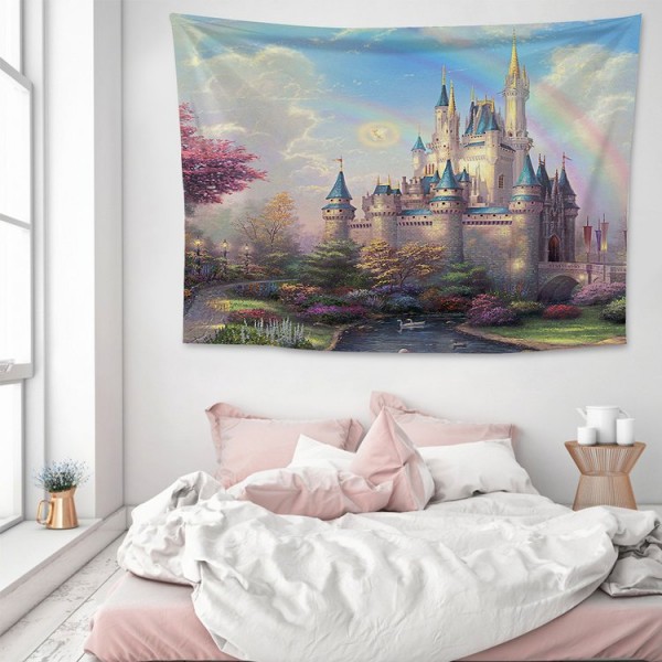 Fantasy Castle - 200*145cm - Printed Tapestry UK
