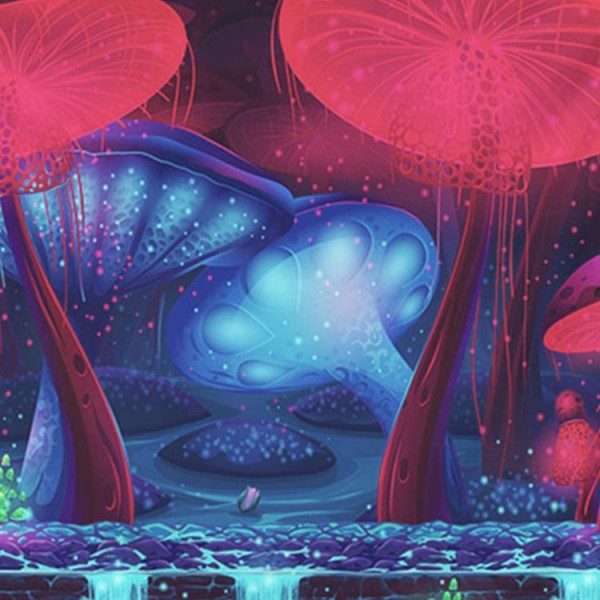 Red Mushroom - 200*145cm - Printed Tapestry UK