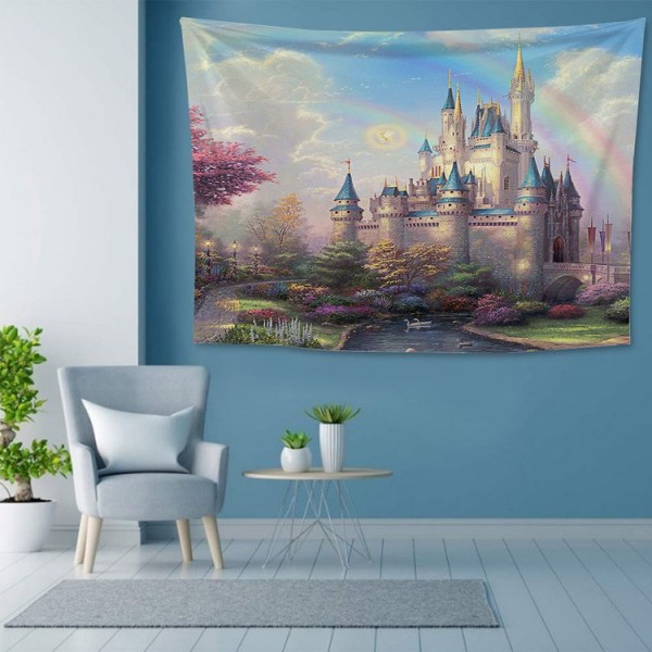 Fantasy Castle - 200*145cm - Printed Tapestry UK