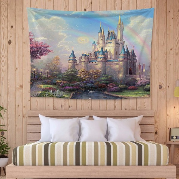 Fantasy Castle - 200*145cm - Printed Tapestry UK