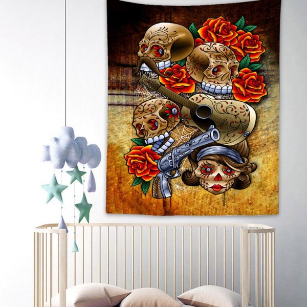 Skull - 200*145cm - Printed Tapestry UK