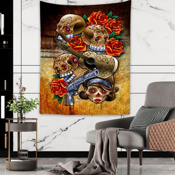 Skull - 200*145cm - Printed Tapestry UK