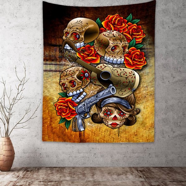 Skull - 200*145cm - Printed Tapestry UK