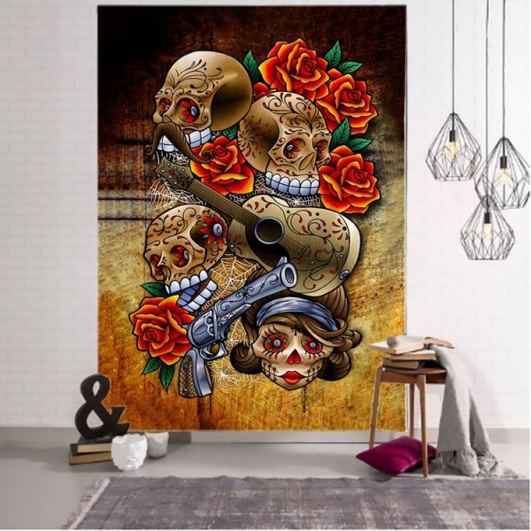Skull - 200*145cm - Printed Tapestry UK