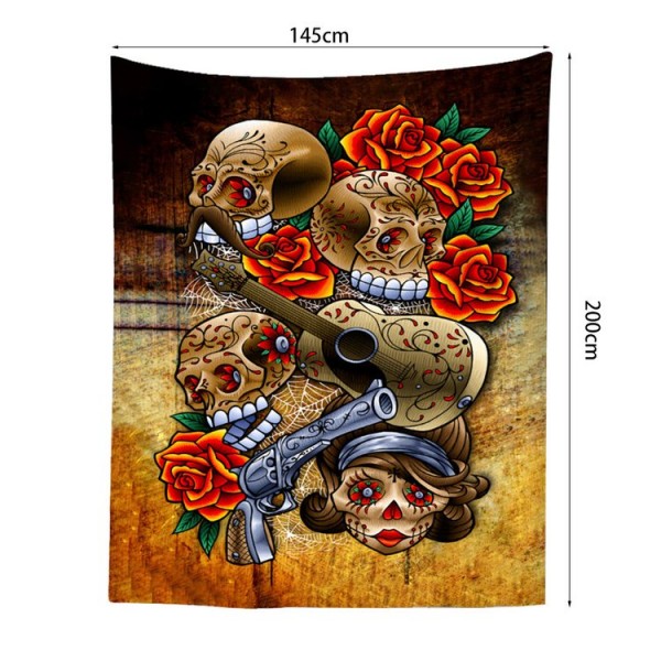 Skull - 200*145cm - Printed Tapestry UK