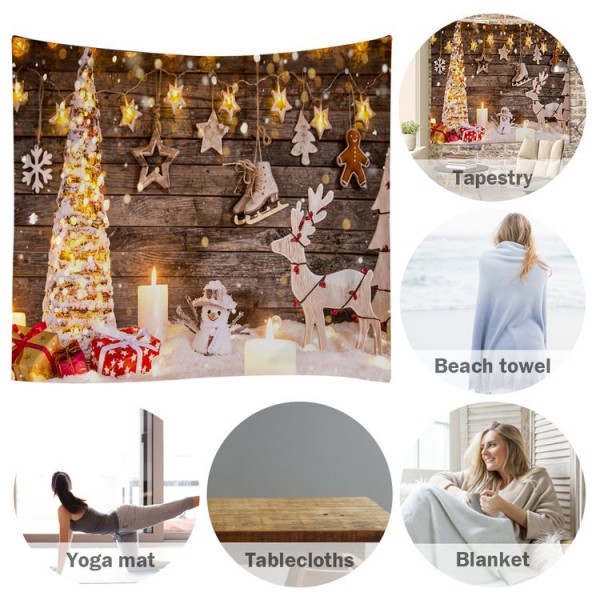 Christmas Night - 200*145cm - Printed Tapestry UK