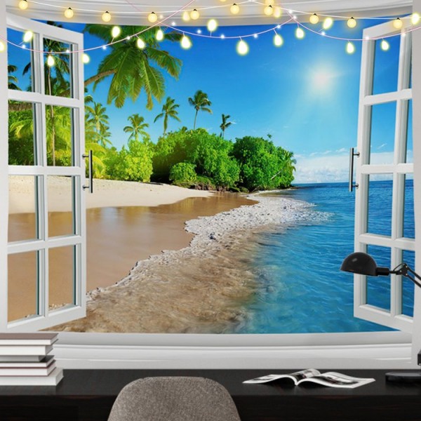 Window - 200*145cm - Printed Tapestry UK