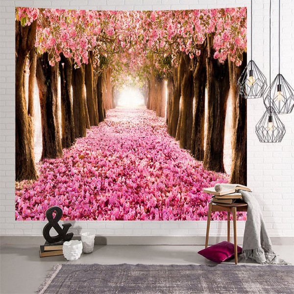 Sakura Street - 200*145cm - Printed Tapestry UK