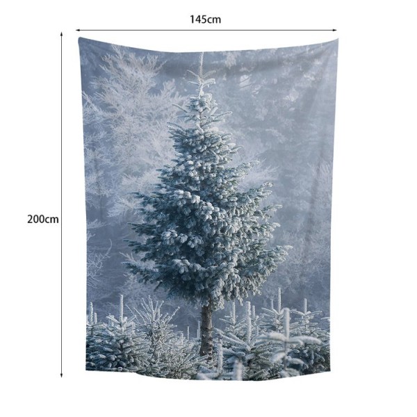 Trees in Snow - 200*145cm - Printed Tapestry UK