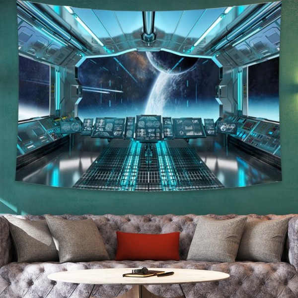 Spacecraft - 200*145cm - Printed Tapestry UK