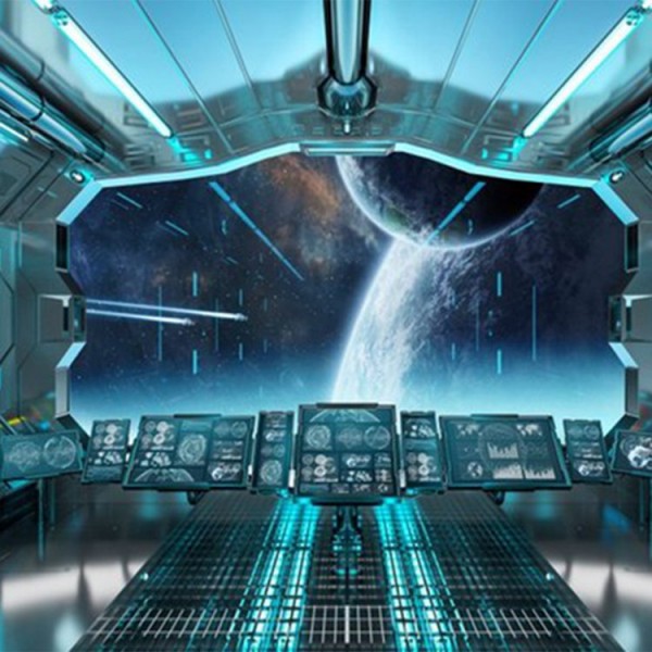 Spacecraft - 200*145cm - Printed Tapestry UK