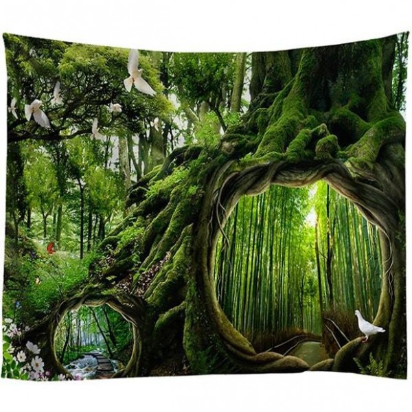 Hollow Tree - 200*145cm - Printed Tapestry UK