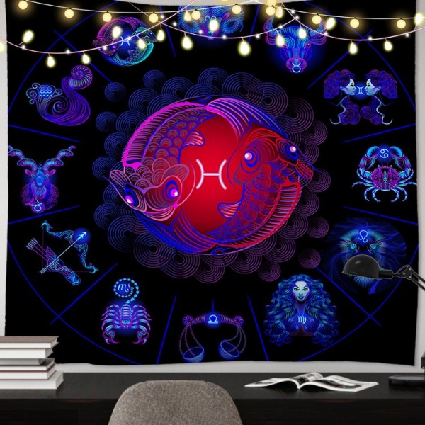 12 Constellations - 200*145cm - Printed Tapestry UK