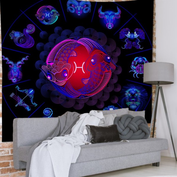 12 Constellations - 200*145cm - Printed Tapestry UK