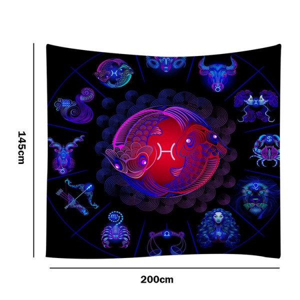 12 Constellations - 200*145cm - Printed Tapestry UK