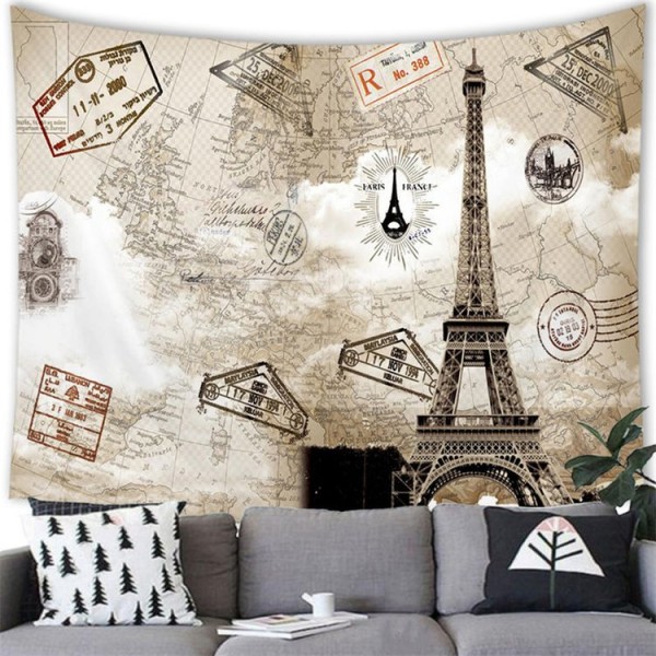 Eiffel Tower - 200*145cm - Printed Tapestry UK