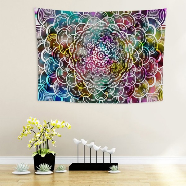Flower Sandy - 200*145cm - Printed Tapestry UK