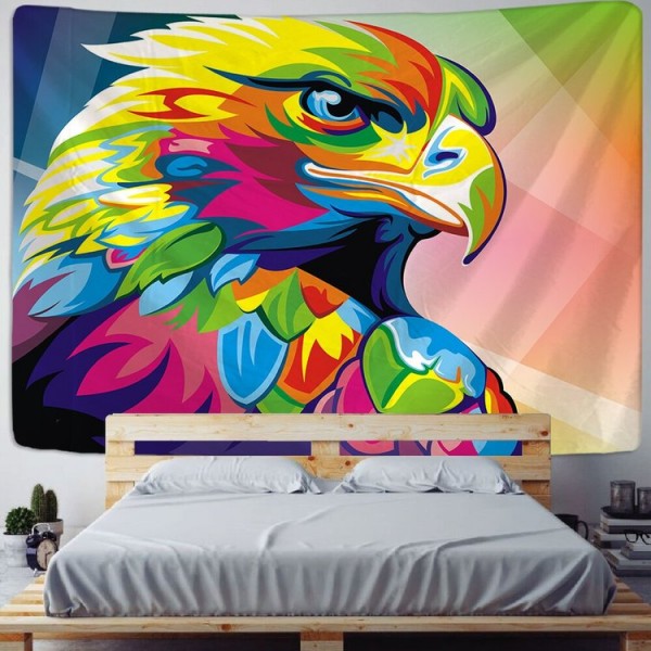 Portable Color Eagle - 200*145cm - Printed Tapestry UK