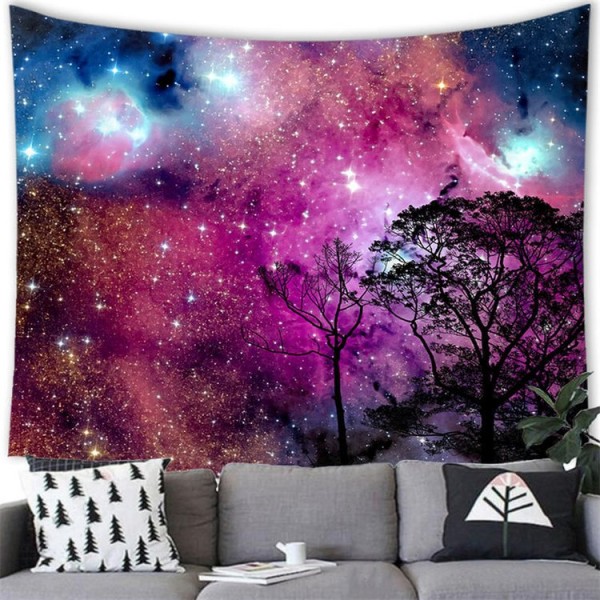 Starry Sky Tree - 200*145cm - Printed Tapestry UK