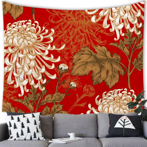 Rich Peony - 200*145cm - Printed Tapestry UK