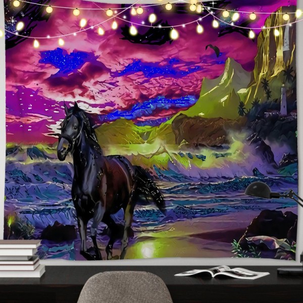 Galloping Horse - 200*145cm - Printed Tapestry UK