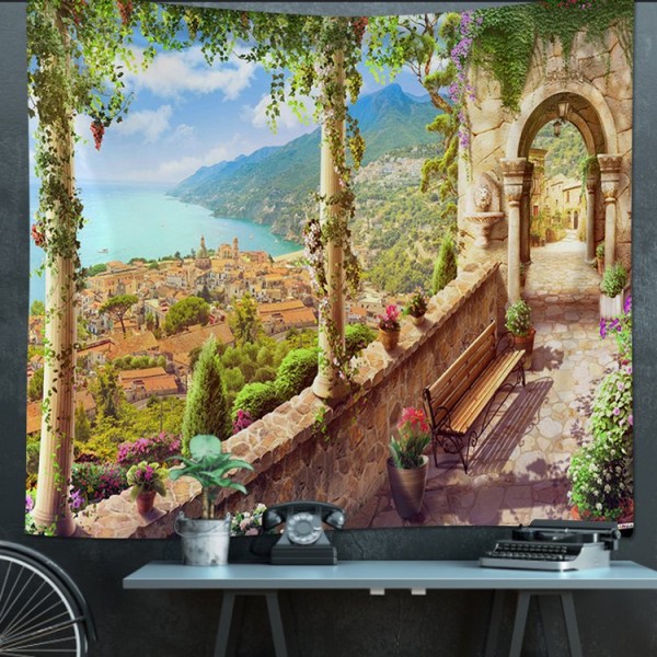 Scenery - 145*130cm - Printed Tapestry UK