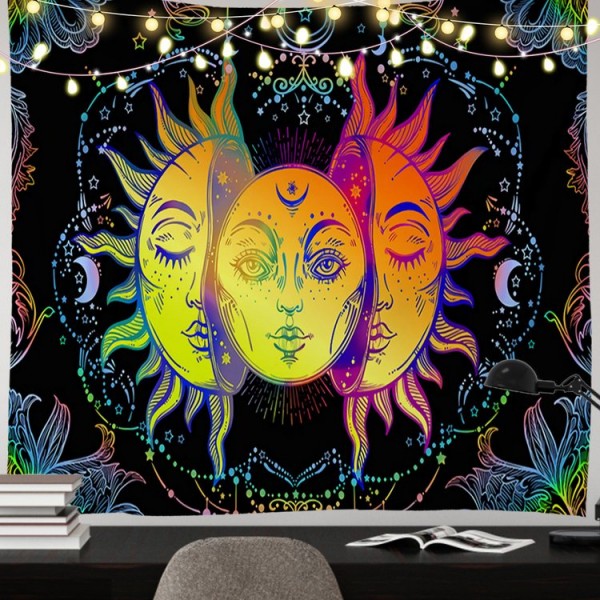 Sun Moon - 145*130cm - Printed Tapestry UK