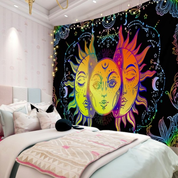 Sun Moon - 145*130cm - Printed Tapestry UK