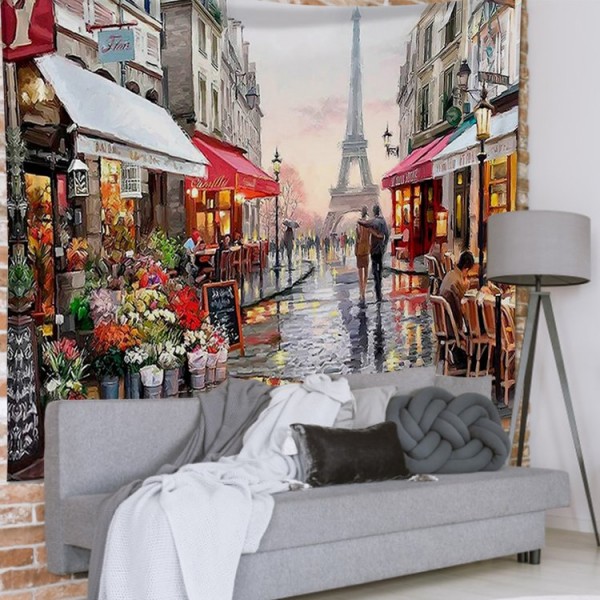 Paris Street - 145*130cm - Printed Tapestry UK