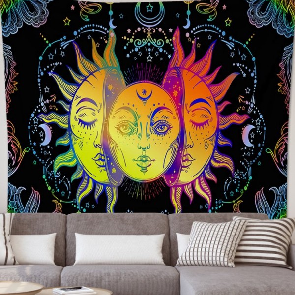 Sun Moon - 145*130cm - Printed Tapestry UK