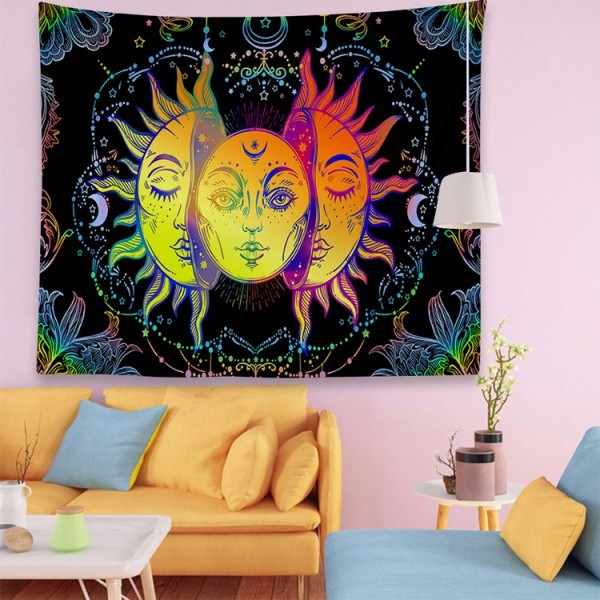 Sun Moon - 145*130cm - Printed Tapestry UK