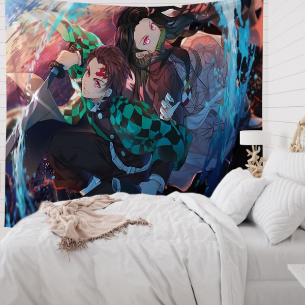 Japanese Anime - 145*130cm - Printed Tapestry UK