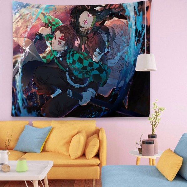 Japanese Anime - 145*130cm - Printed Tapestry UK