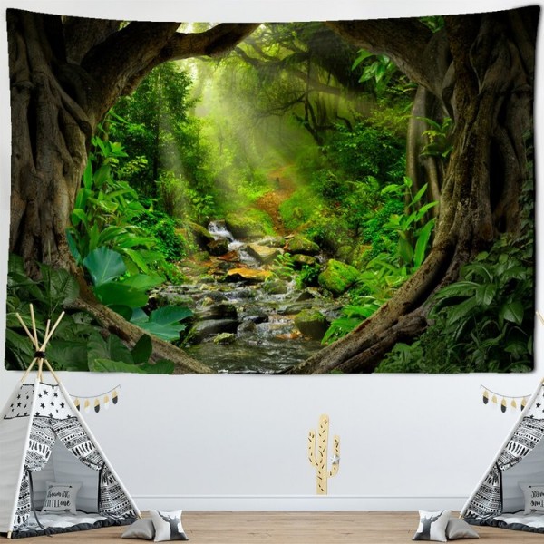 Tree Hole - 145*130cm - Printed Tapestry UK