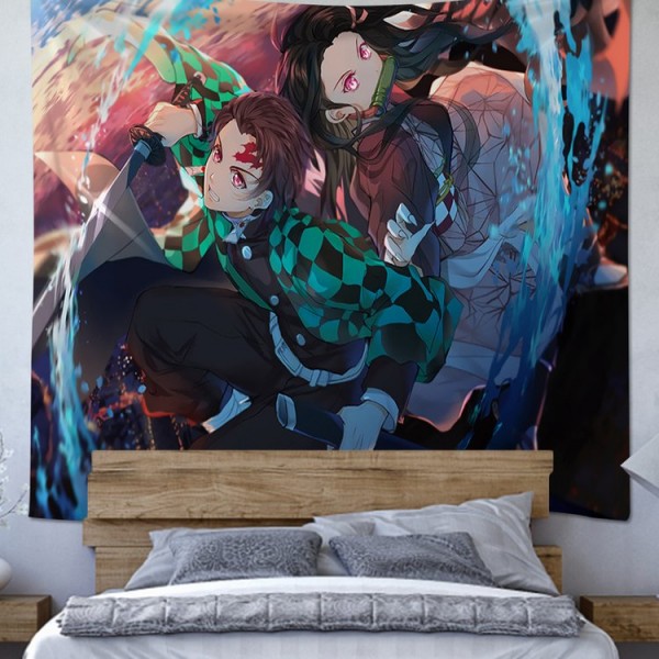 Japanese Anime - 145*130cm - Printed Tapestry UK