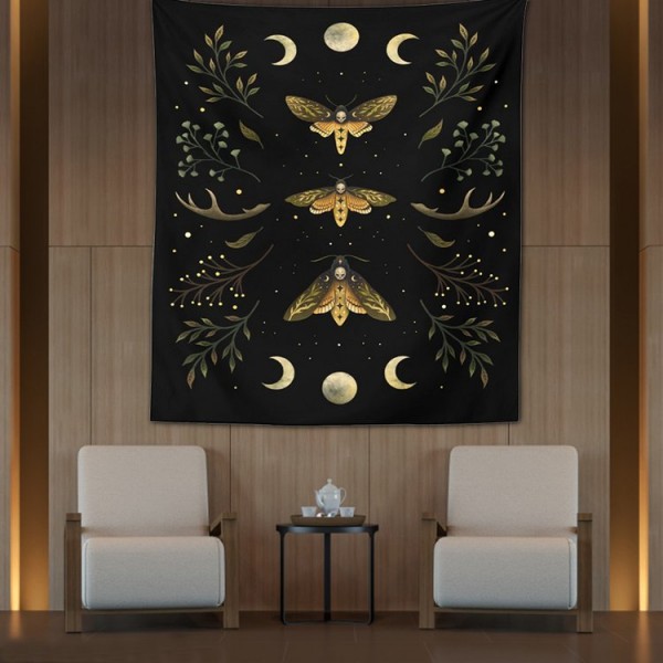 Moth - 145*130cm - Printed Tapestry UK
