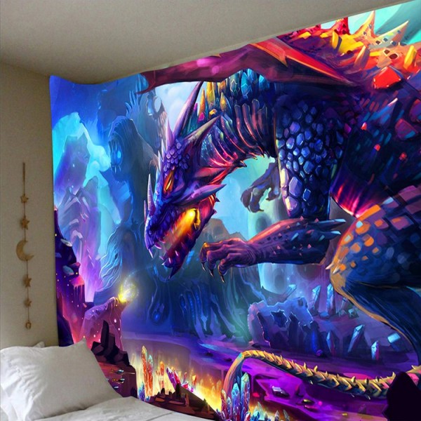 Dragon - 145*130cm - Printed Tapestry UK