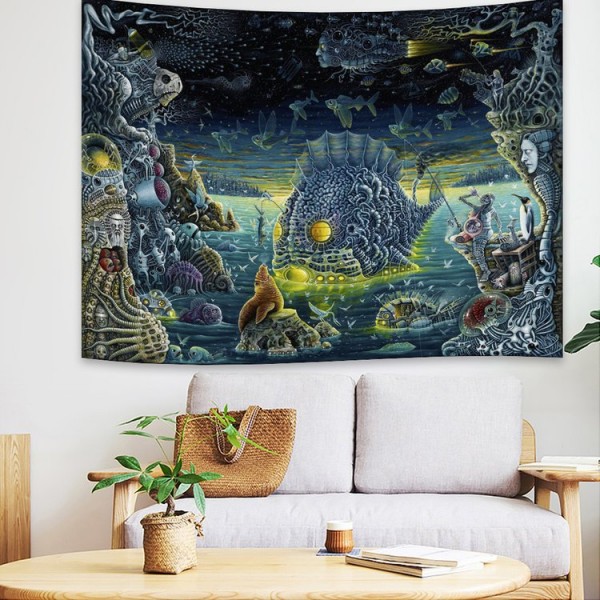 Fish - 145*130cm - Printed Tapestry UK