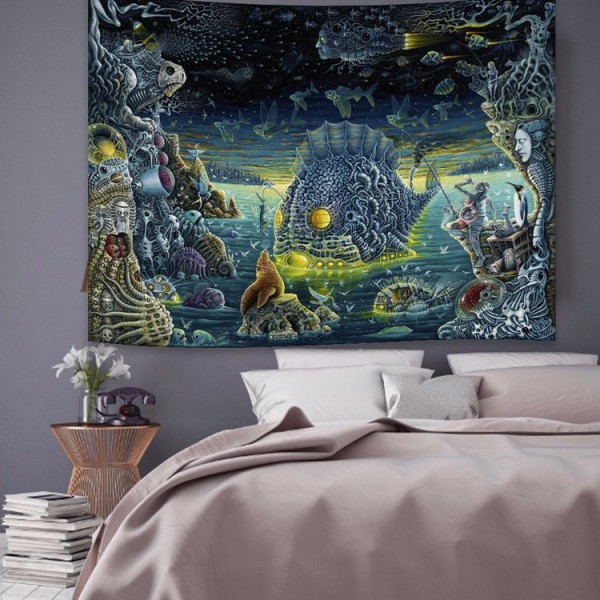 Fish - 145*130cm - Printed Tapestry UK